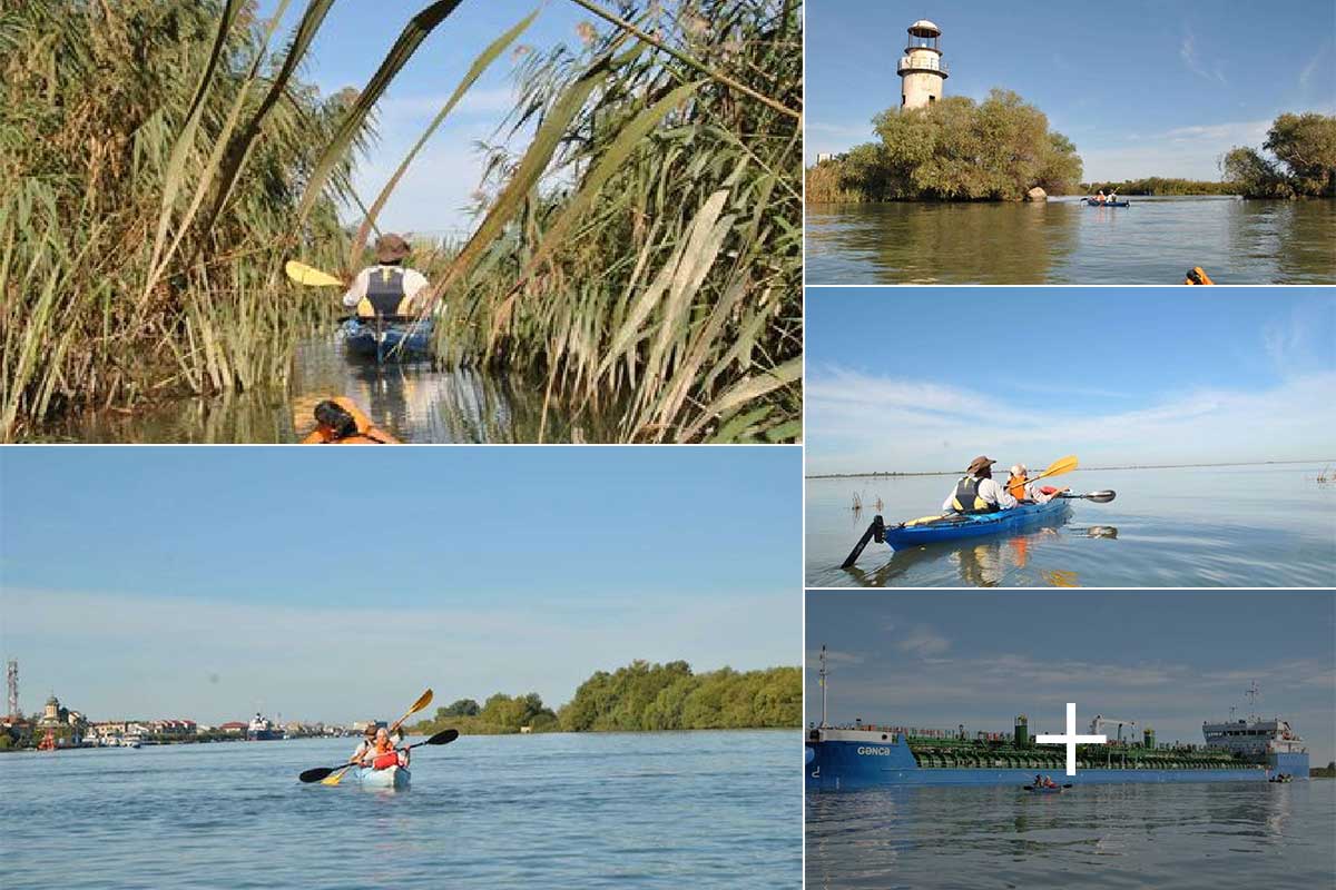 Excursii cu caiacul ... Dunărea, Delta Dunării | Marea Neagră | Sulina